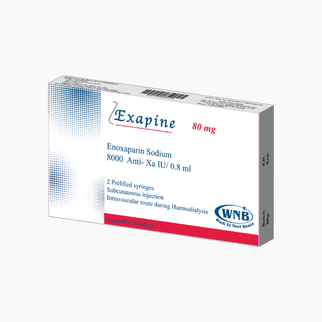 EXAPINE 80MG packaging visual